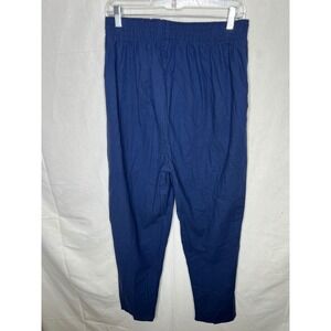 Separate Issue Vintage Navy Blue 100% Cotton Elastic Waist Pants XL Made in USA